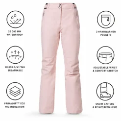 Pantaloni tecnici Rossignol W Ski Powder Pink