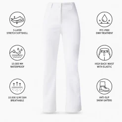 Pantaloni tecnici Rossignol W Ski Softshell White