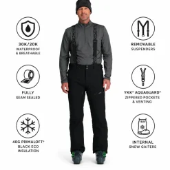 Pantaloni tecnici Spyder Dare Pants Lengths Black