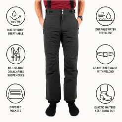 Pantaloni tecnici Sun Valley Fusion Black
