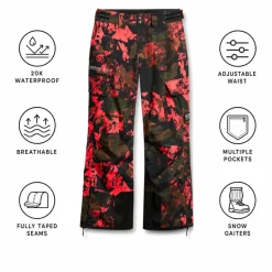 Pantaloni tecnici Superdry Ultimate Rescue Trousers Volcanic Mountain Orange