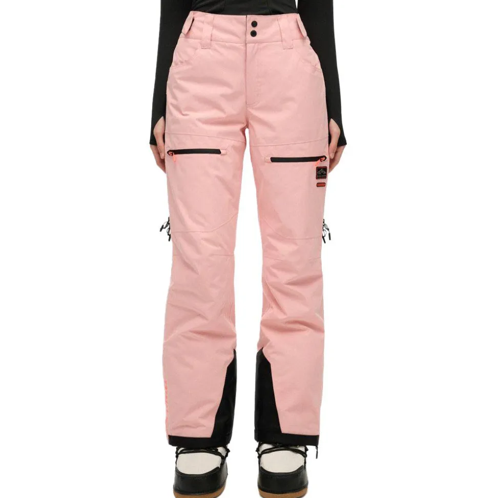 Pantaloni tecnici Superdry Ultimate Freestyle Ski Pant W's Rose Mat