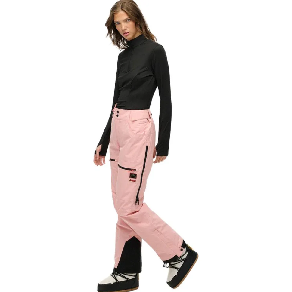 Pantaloni tecnici Superdry Ultimate Freestyle Ski Pant W's Rose Mat