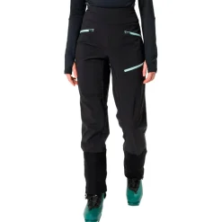 Pantaloni tecnici Vaude Women's Monviso Softshell Pants II Liblack