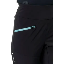 Pantaloni tecnici Vaude Women's Monviso Softshell Pants II Liblack