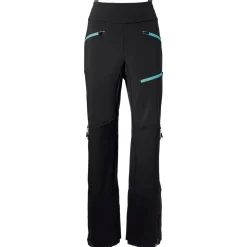 Pantaloni tecnici Vaude Women's Monviso Softshell Pants II Liblack