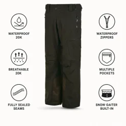 Pantaloni tecnici Watts Gostt Full Black