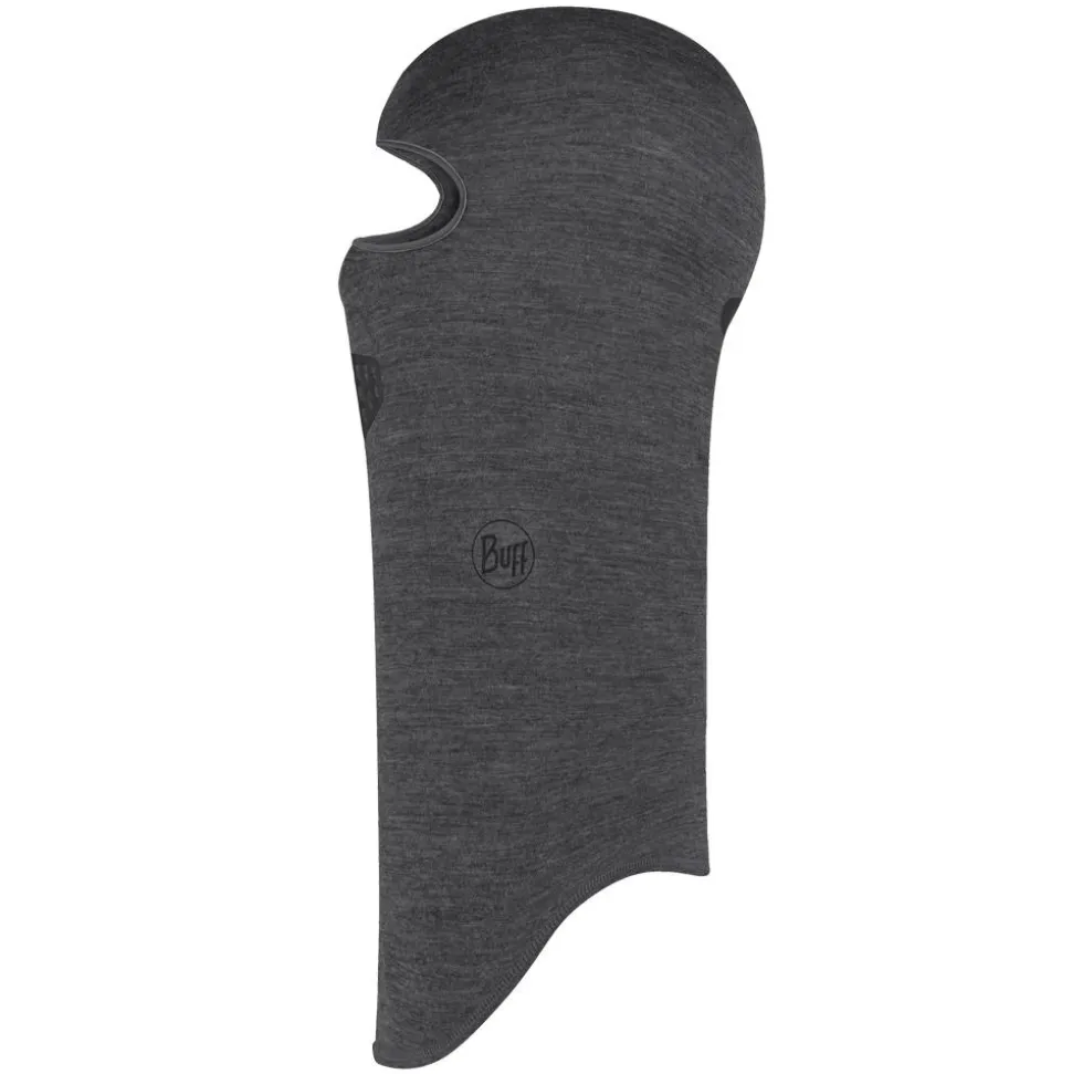 Passamontagna Buff Merino Lightweight Balaclava Solid Grey