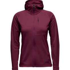 Pile Black Diamond W Coefficient Fleece Hoody Blackberry