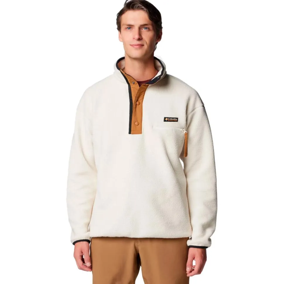Pile Columbia Helvetia II Half Snap Fleece Chalk