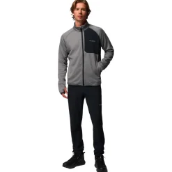 Pile Columbia Triple Canyon Grid Fleece Fz II City Grey