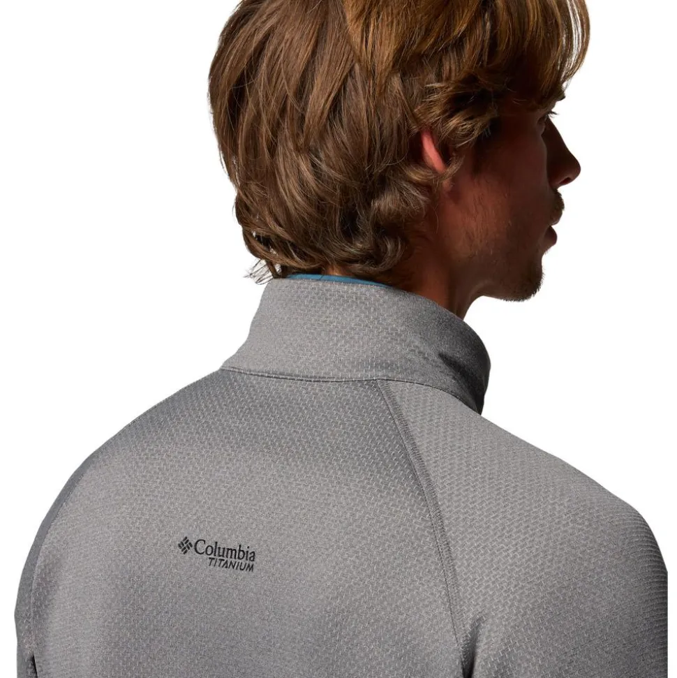 Pile Columbia Triple Canyon Grid Fleece Fz II City Grey