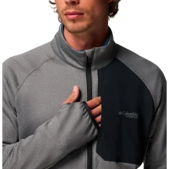 Pile Columbia Triple Canyon Grid Fleece Fz II City Grey