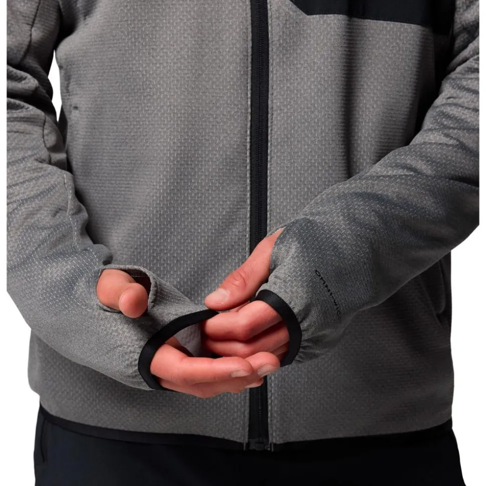 Pile Columbia Triple Canyon Grid Fleece Fz II City Grey