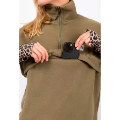 Pile Eivy Ball Fleece Vest Olive