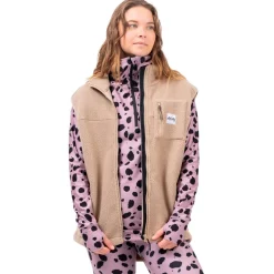 Pile Eivy Lumberjackie Sherpa Vest Sand