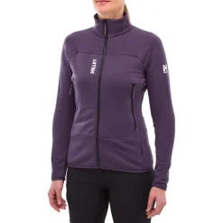 Pile Millet Fusion Grid Jkt W Purple Velvet