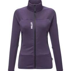 Pile Millet Fusion Grid Jkt W Purple Velvet