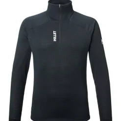 Pile Millet Parmelan Light Fleece 1/2 Zip Black