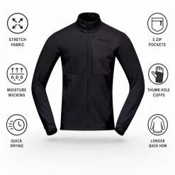 Pile Norrona Lofoten Warm 2 Jacket M's Caviar