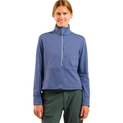 Pile Odlo Grid Fleece W's Blue Heron Melange