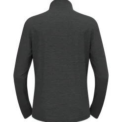 Pile Odlo Roy Mid Layer 1/2 Zip Shale Grey Black Stripes