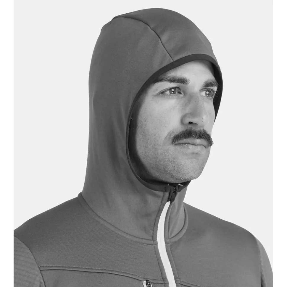 Pile Ortovox Fleece Grid Hoody M Wild Herbs