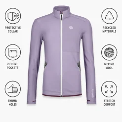Pile Ortovox Fleece Jacket W Lush Lavender
