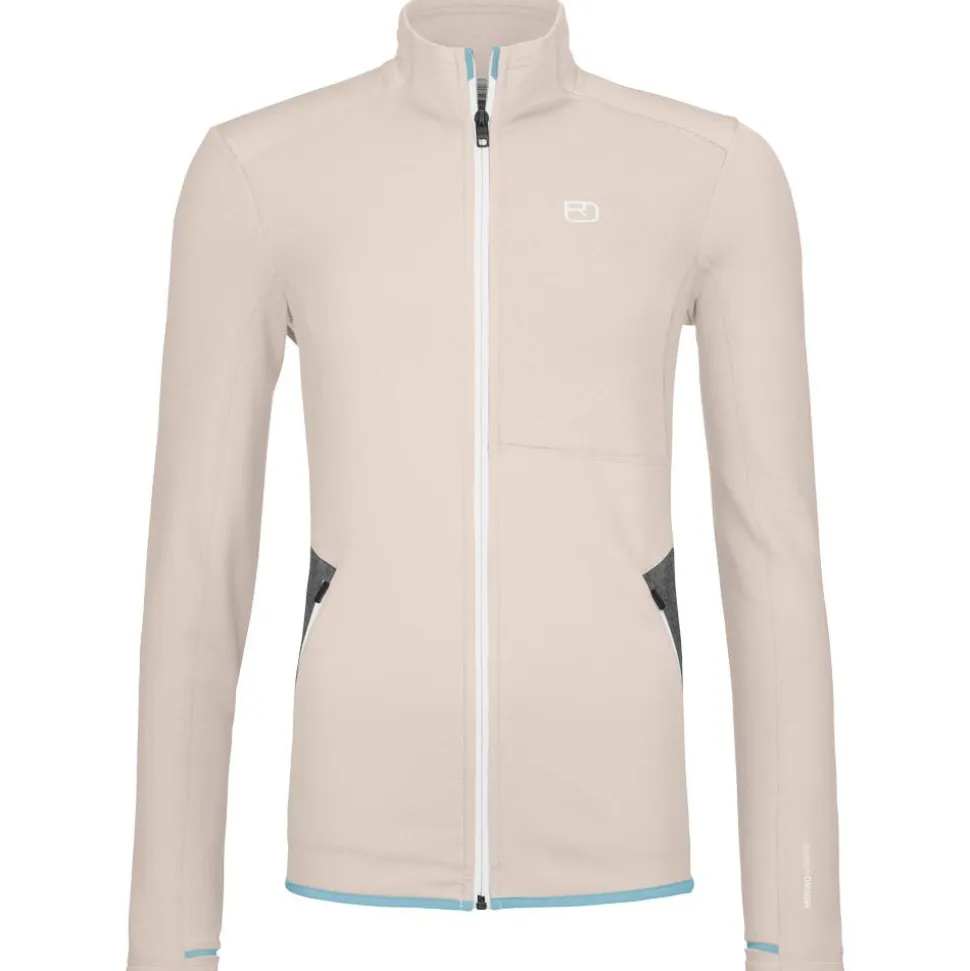 Pile Ortovox Fleece Jacket W White Chalk
