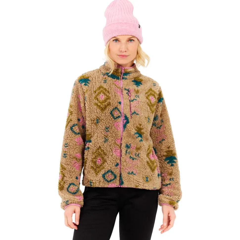 Pile Protest PrtAdele Outdoor Full Zip Top Vintage Pink