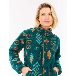 Pile Protest PrtAdele Outdoor Full Zip Top Rainstorm Blue