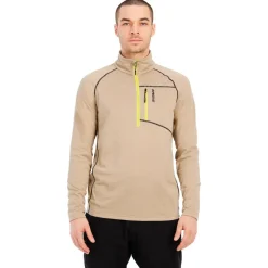 Pile Protest Prtkody 1/4 Zip Active Top BambooBeige