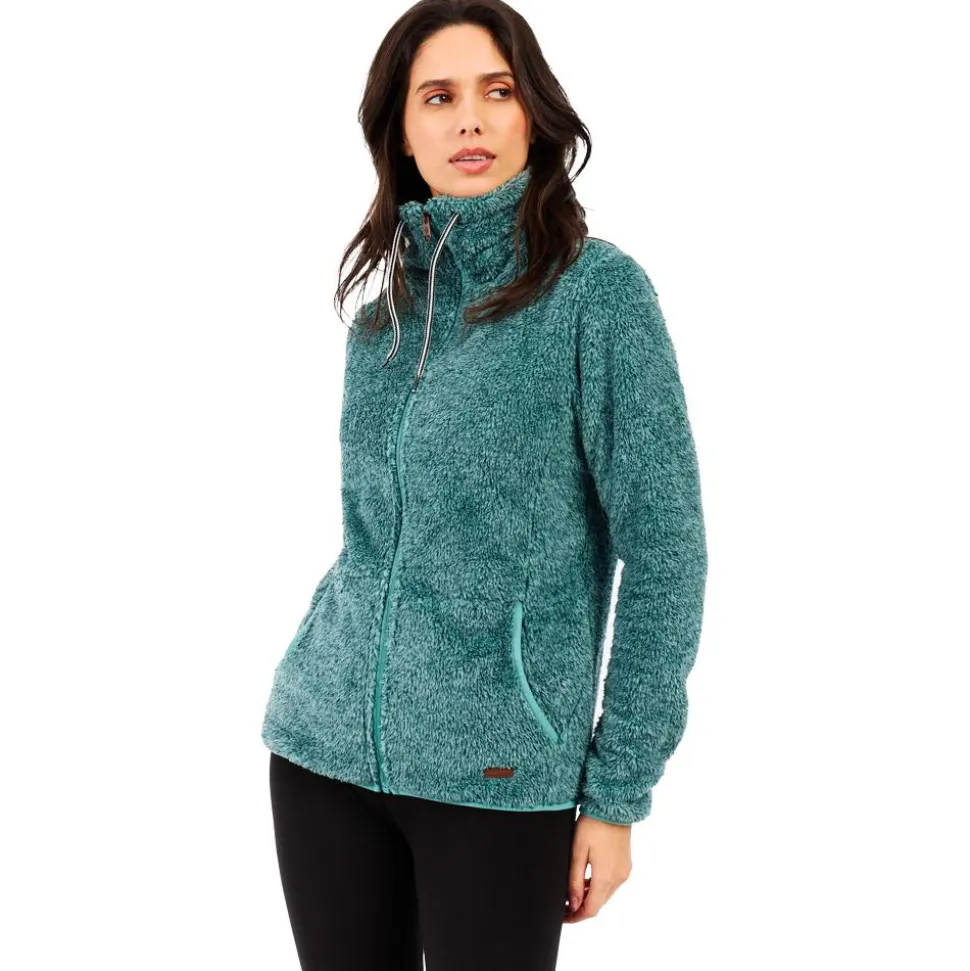 Pile Protest RIRI Full Zip Top Glacial Blue