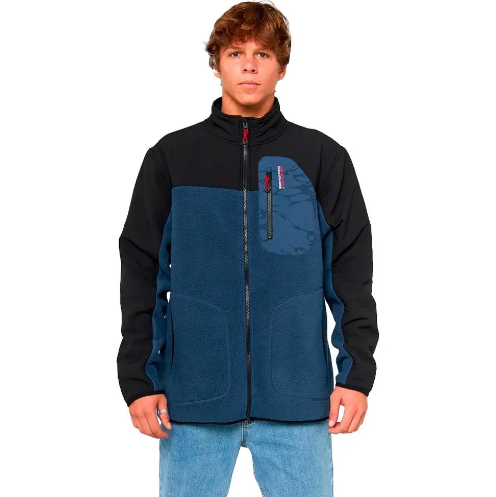 Pile Rip Curl Anti Series Search Zip Crew Light Navy