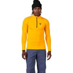 Pile Rossignol Blackside Fleece Half Zip Saffron Yellow