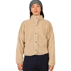 Pile Rossignol W Alltrack Snap Sherpa Jacket Fog