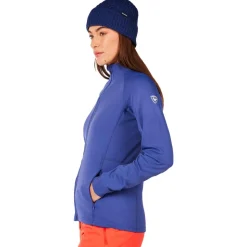 Pile Rossignol W Mid Layer Stretch Jkt Future Blue