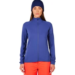 Pile Rossignol W Mid Layer Stretch Jkt Future Blue