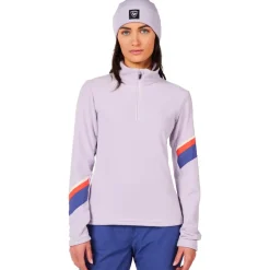 Pile Rossignol W Strawpile Fleece Half Zip Galactic Lilac