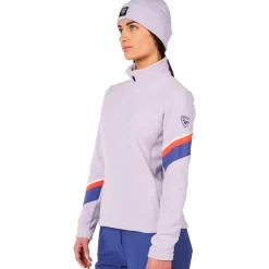 Pile Rossignol W Strawpile Fleece Half Zip Galactic Lilac