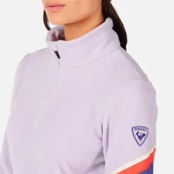 Pile Rossignol W Strawpile Fleece Half Zip Galactic Lilac