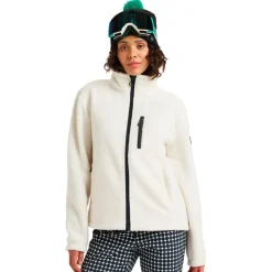 Pile Roxy Alabama Full Zip Solid Whisper White