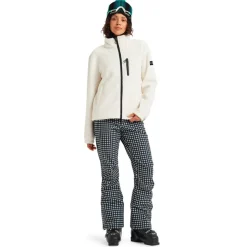 Pile Roxy Alabama Full Zip Solid Whisper White