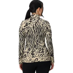 Pile Spyder Vivid 1/2 Zip Animal Print