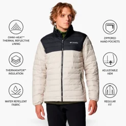 Piumino Columbia Powder Lite II Jkt Dark Stone Black