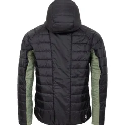 Piumino DARE2B Touring II Baffled Jacket Black Olivine Green
