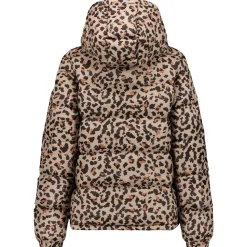 Piumino Jott Prague Print Beige Leopard