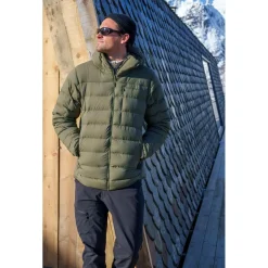 Piumino Norrona Femund Down 700 Zip Hood M's Olive Night
