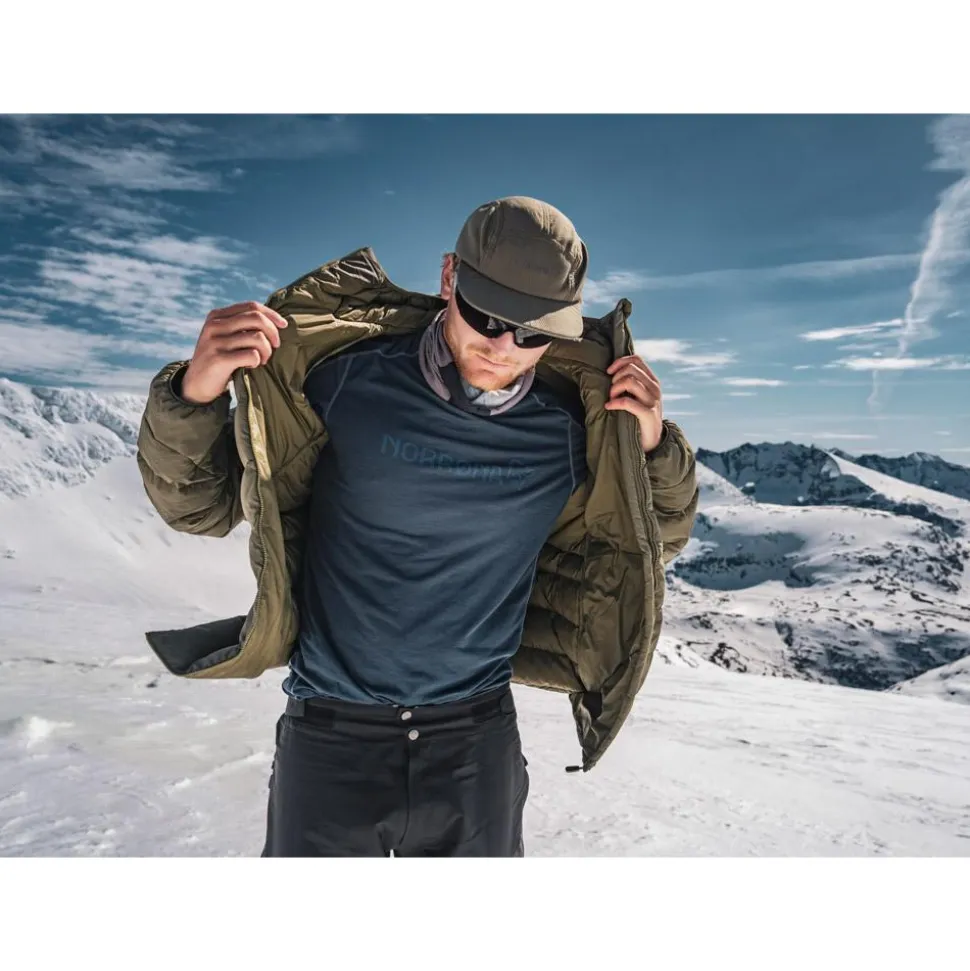 Piumino Norrona Femund Down 700 Zip Hood M's Olive Night