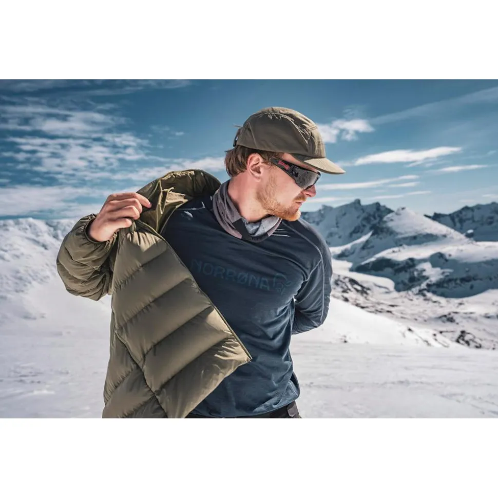 Piumino Norrona Femund Down 700 Zip Hood M's Olive Night